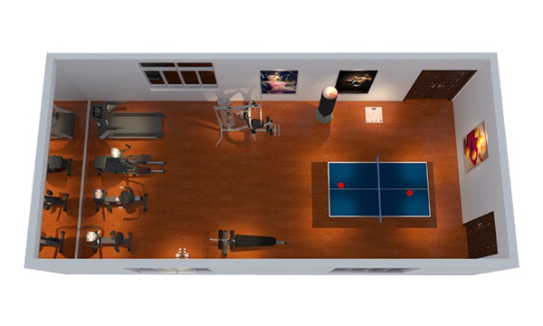 150平方健身房配置方案-广西haobotiyu-好博健身器材有限公司