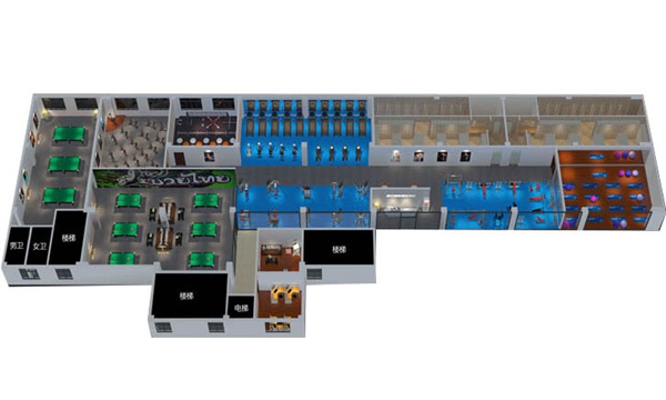 1200平方健身房配置方案-广西haobotiyu-好博健身器材有限公司 1200平方健身房配置方案-广西haobotiyu-好博健身器材有限公司